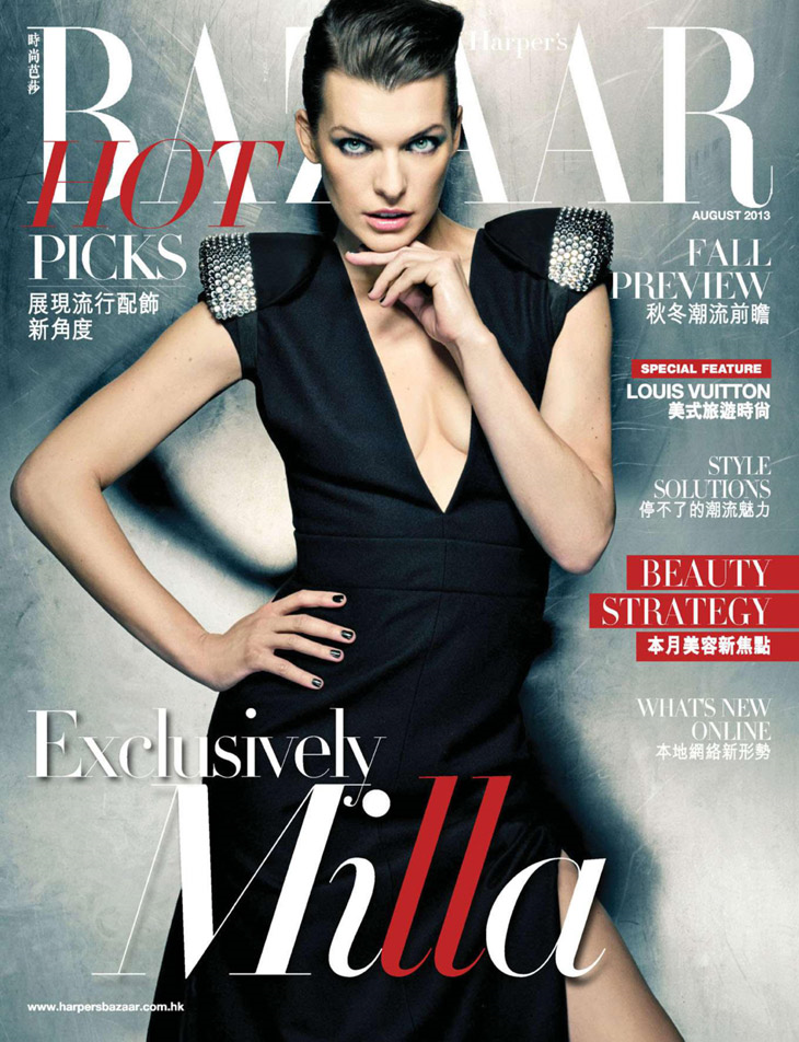 twenty2 blog: Milla Jovovich on the Cover of Harper's ...