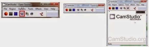 CamStudio - Alteração do interface CamStudio - Alteração do interface