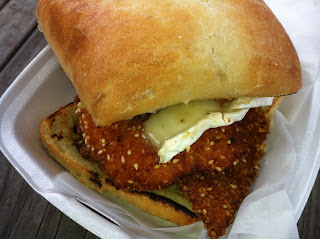St. John's Fire Hot and Crunchy Chicken Sandwich