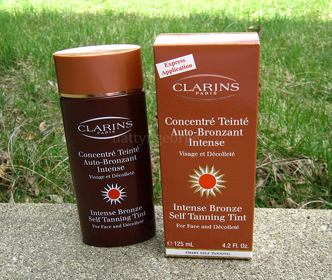 Review Clarins Auto Bronzant Intense Self Brozing Tint (for the face)!