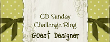So happy to be GDT For CD Sunday :-)