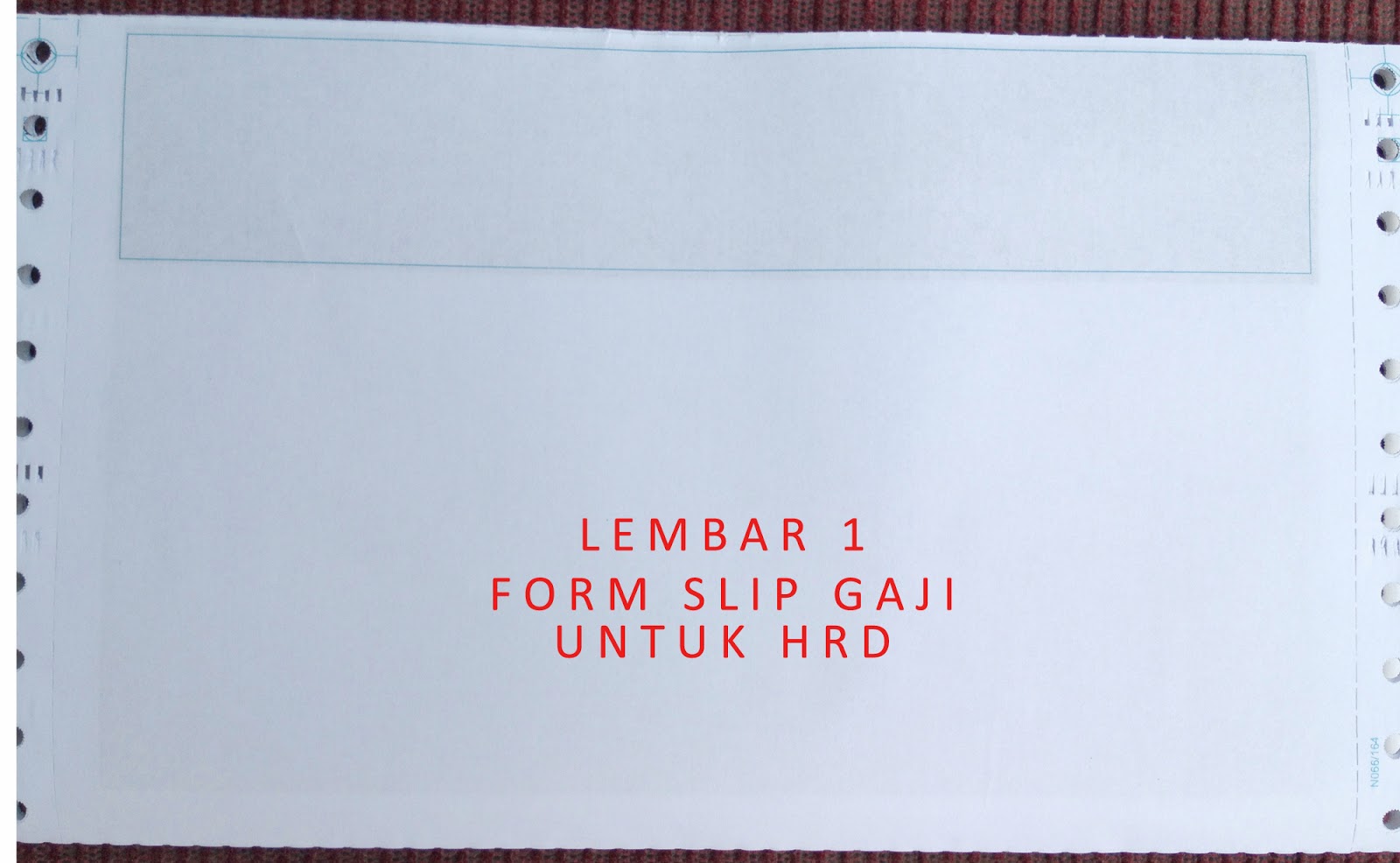 Kertas Slip Gaji Carbonize Kertas Ncr Slip Gaji Sistem Payroll Jakarta