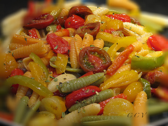 Pasta Refrita Con Verduras
