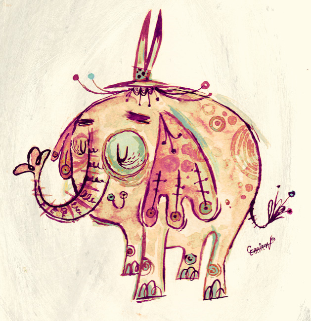 Doodle Elephant