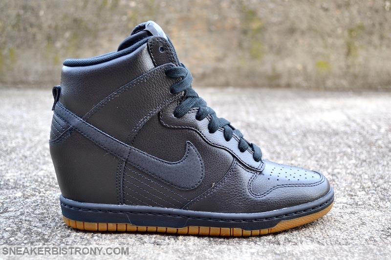 nike dunk sky hi essential black