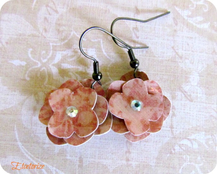 Etcetorize Paper Earrings