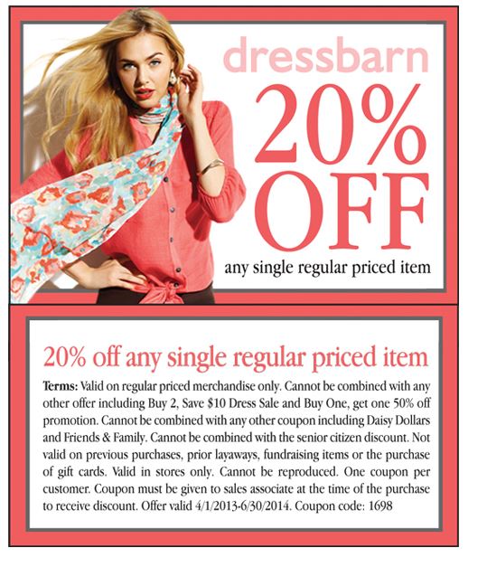 24dealz Dress Barn Coupons August 2013