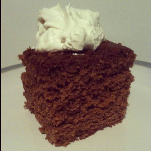 Gingerbread Cake with Mascarpone Whipped Cream Frosting