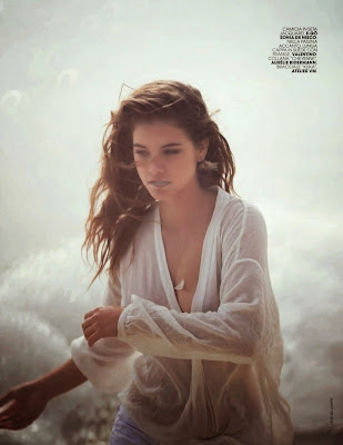 Barbara Palvin sultry fashion looks for Marie Claire Italy May 2014 photoshoot