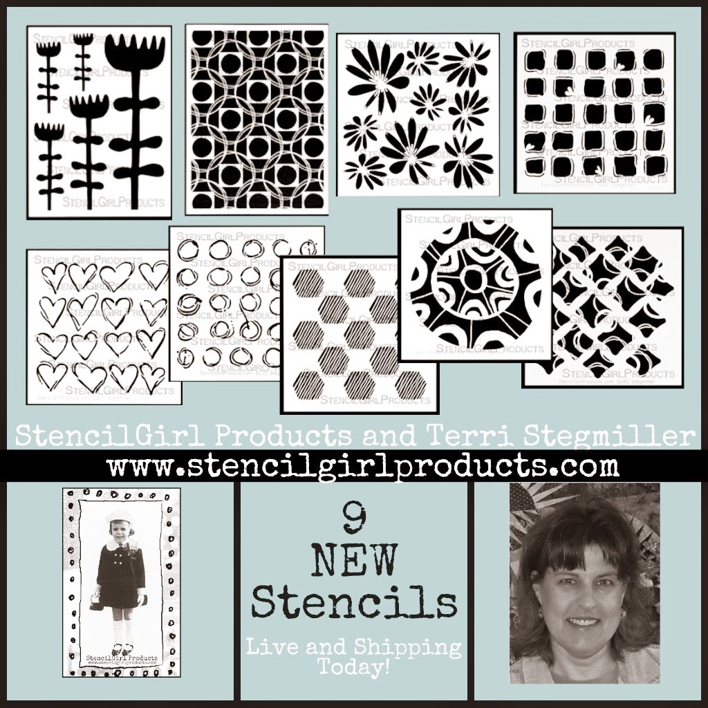 Terri Stegmiller Art and Design New Stencil Designs Available