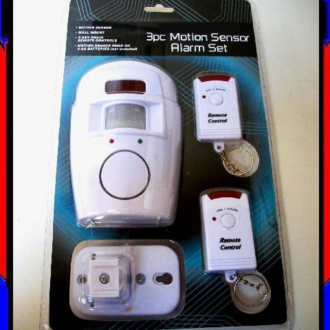 alarm motion 105db sensor device identical demo use