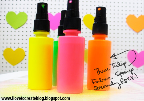 Neon Fabric Spray Paint