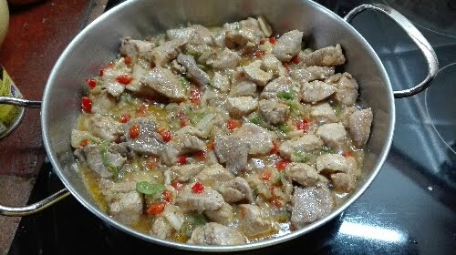 Arroz vaporizado con carne y verduras arroz