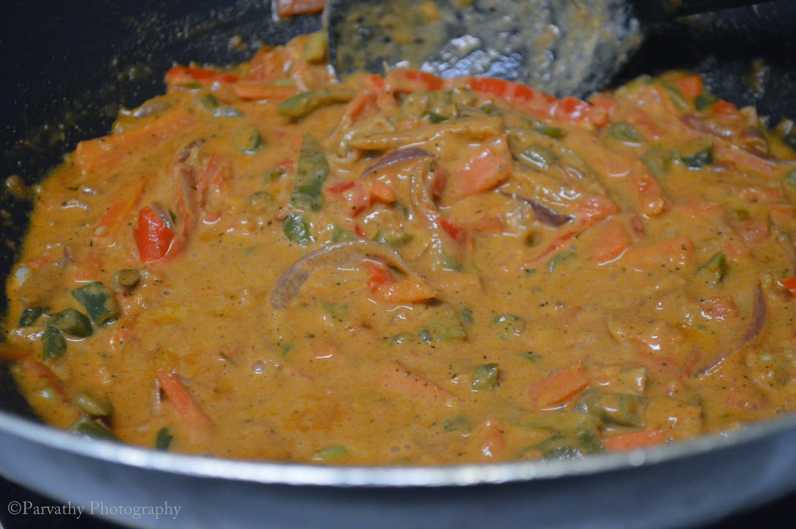 Paru's Kitchen Creamy Veg Curry for Chapathi Veg Curry Recipe