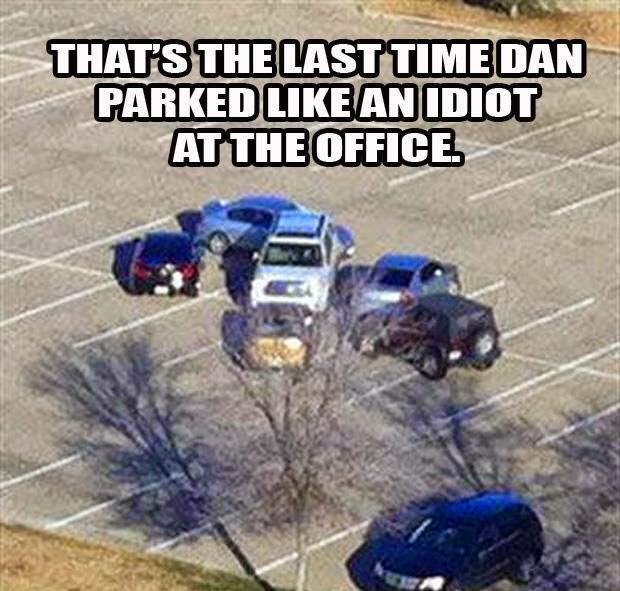 Just A Car Guy parking humor