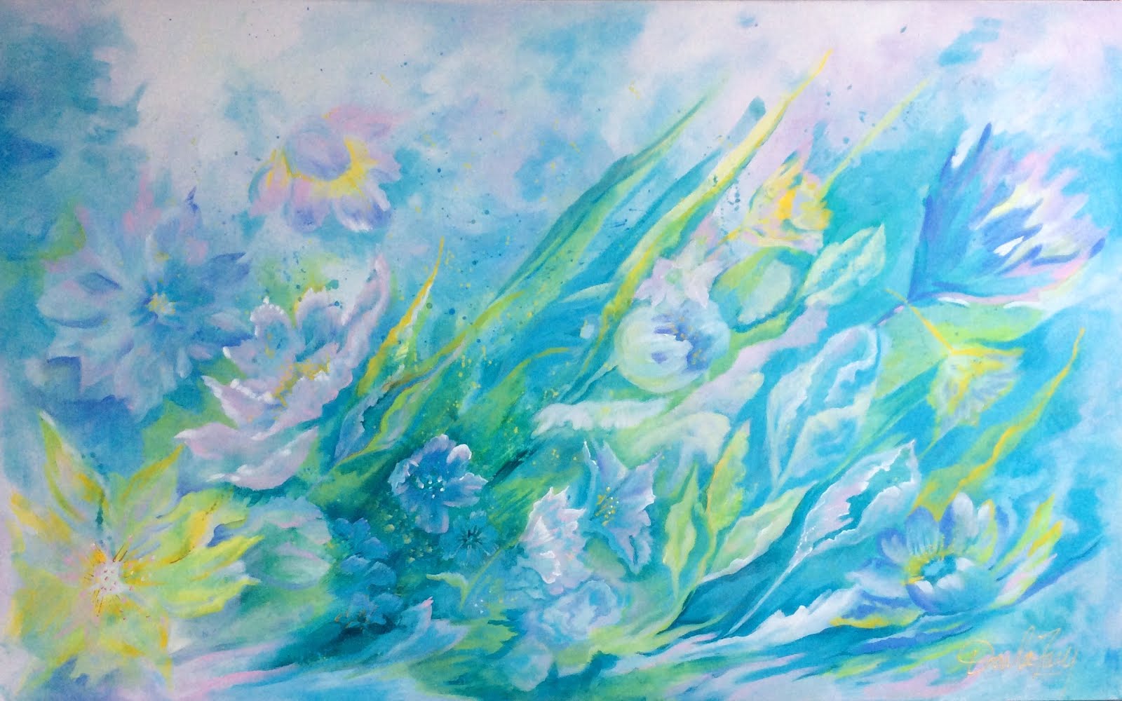 Soul Painting Feminine Water and Air