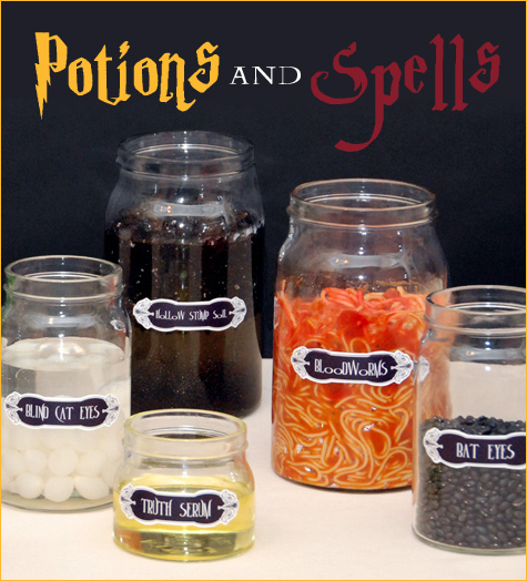 Harry Potter Centerpiece Ideas : Harry potter wizarding party ideas amy s