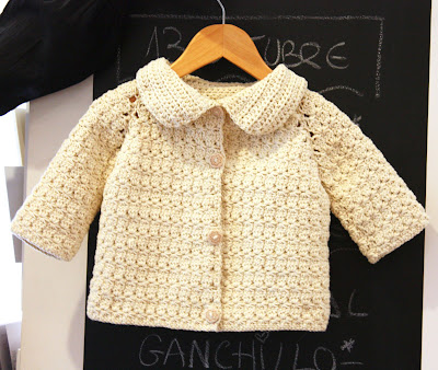 Chaqueta de crochet punto estrella - star stitch