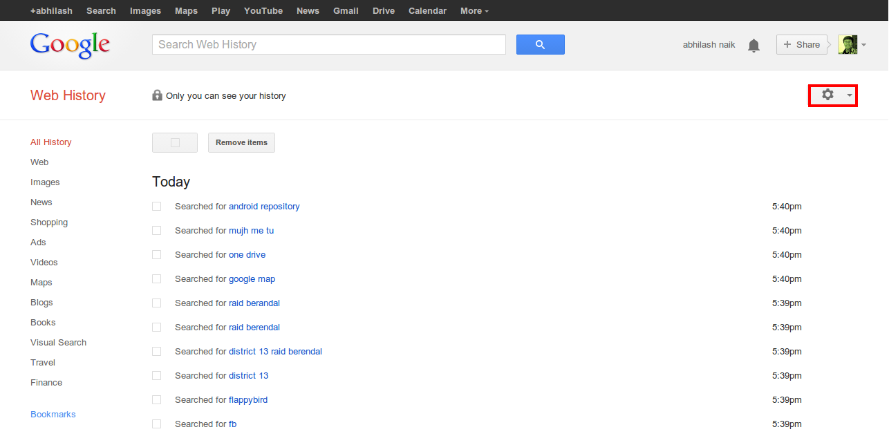 How to delete your google history and prevent you searches from getting