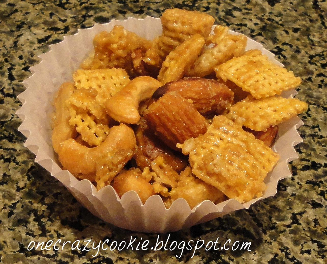 One Crazy Cookie Caramel Nut Chex Mix