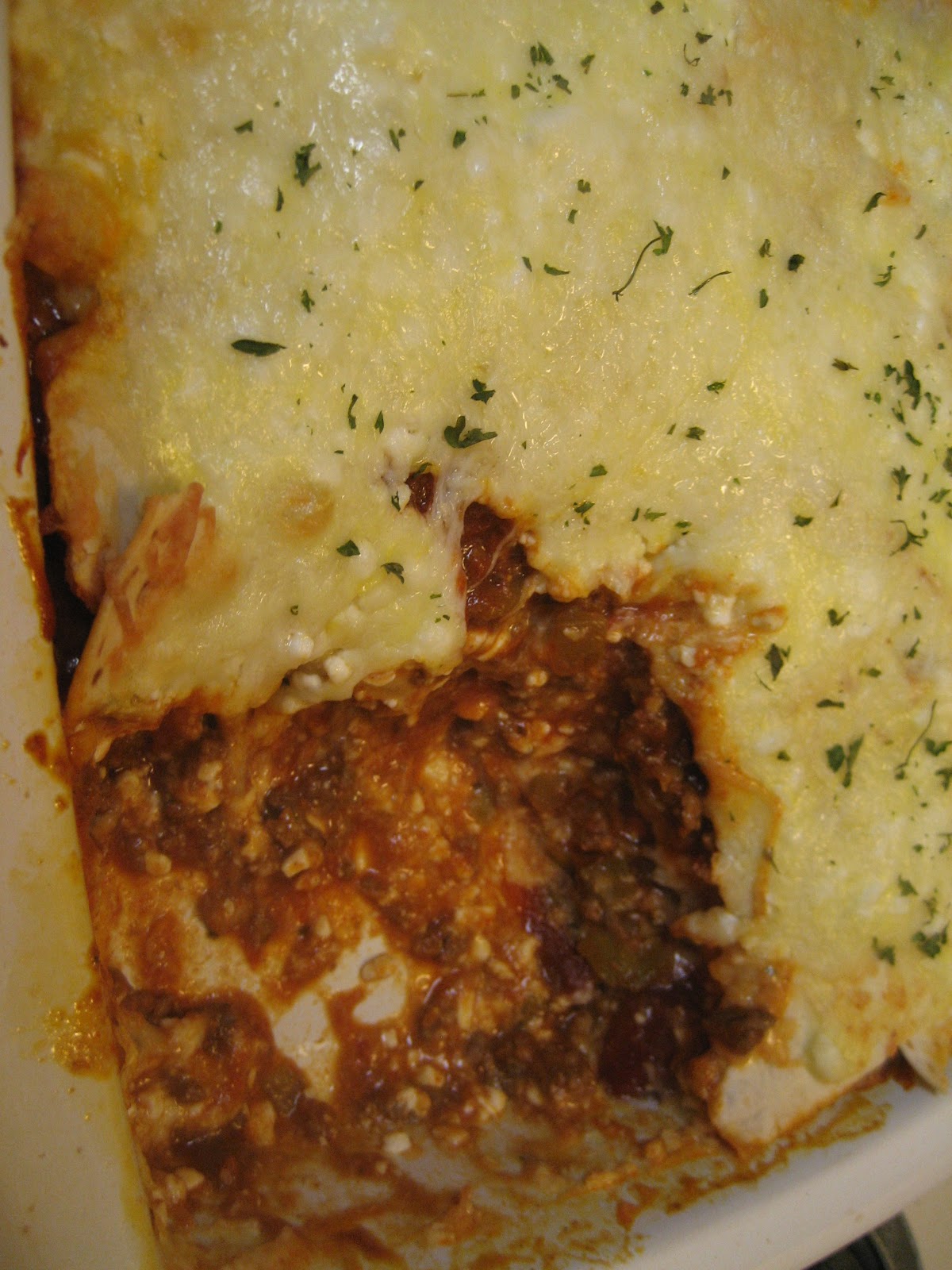 The Maiden's Court Weekend Cooking TexasStyle Lasagna