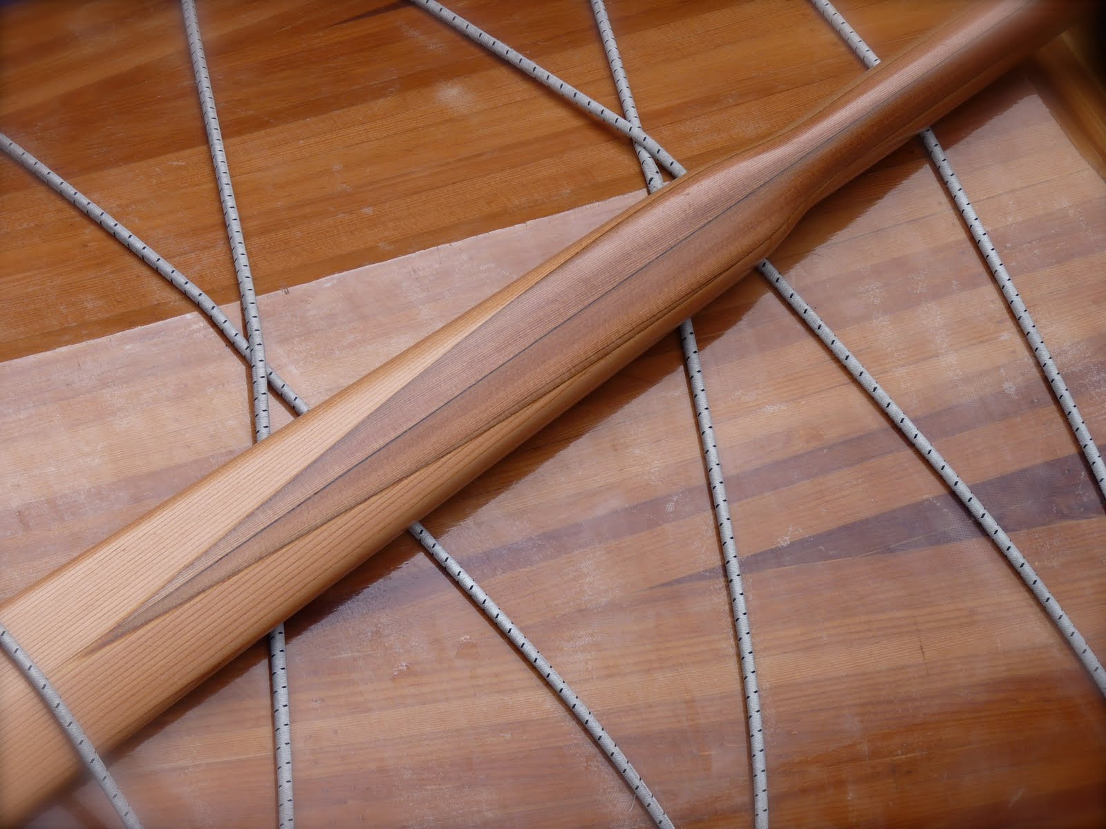 Auld Blug The Formby Finger..building a Greenland paddle