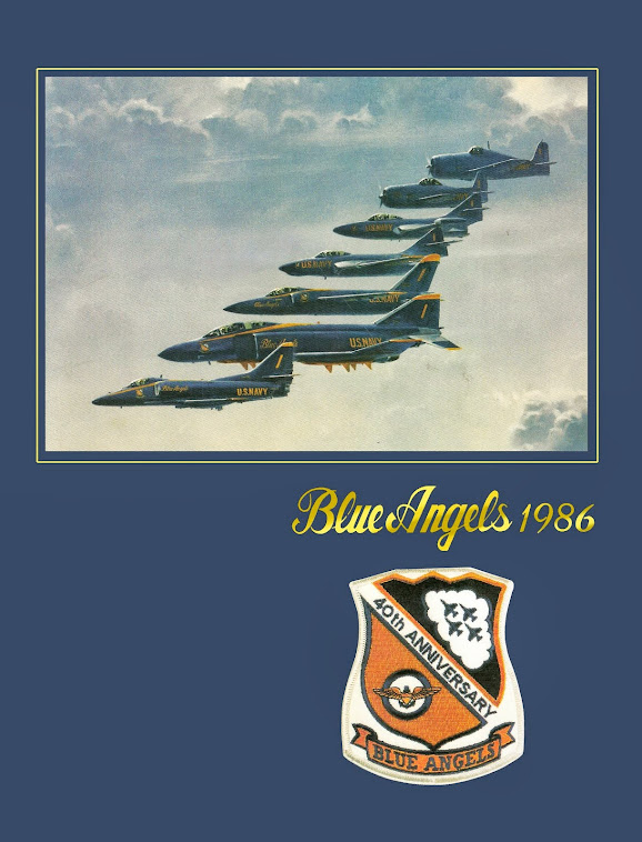 1986 Blue Angels Yearbook Cover