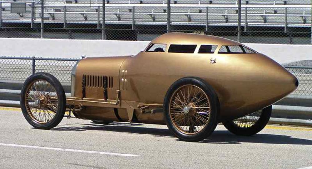 Speedboys Barney Oldfield’s racing car/ Harry Miller Golden Submarine