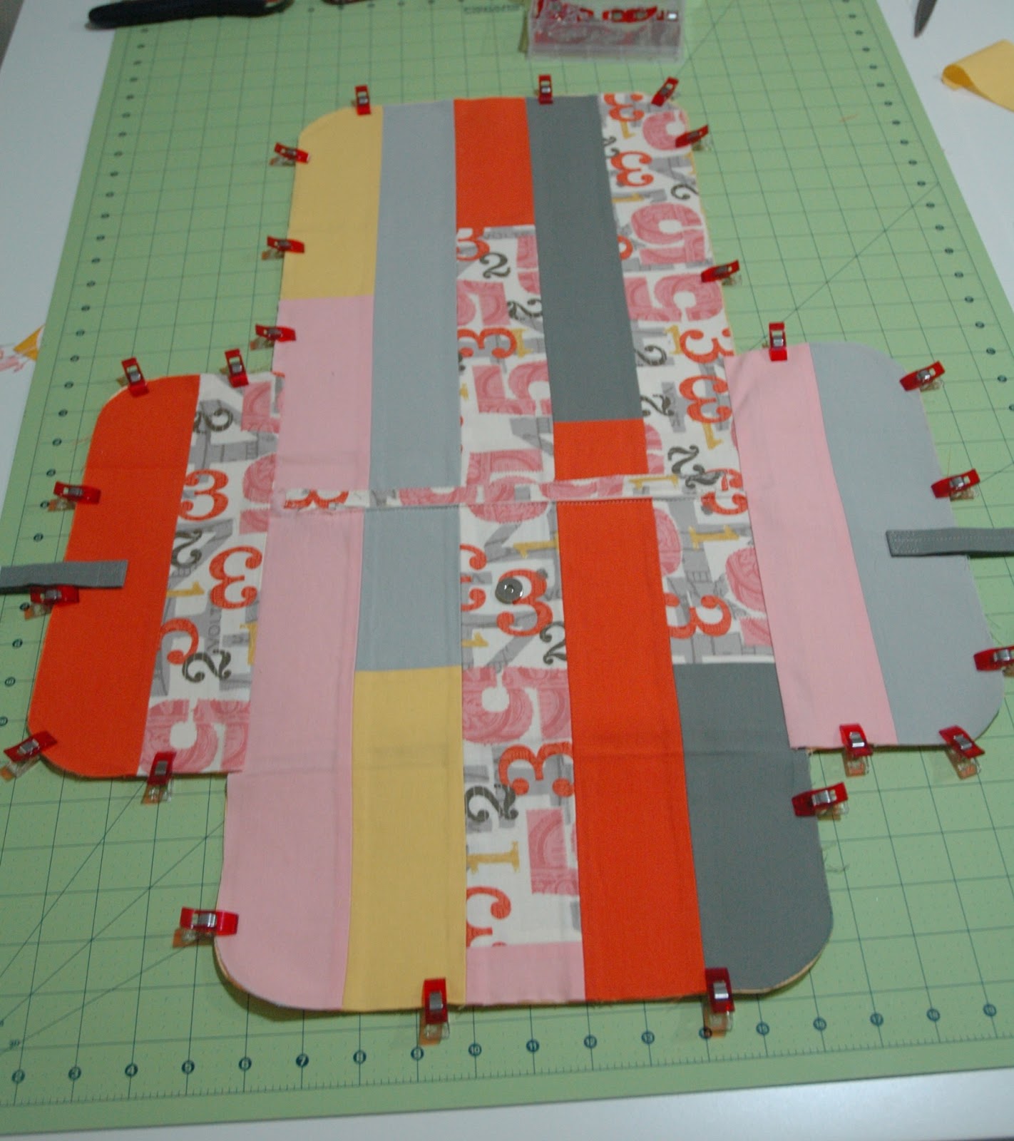 Sew Lux Fabric Blog Design Challenge Tutorial Portable ChangePad