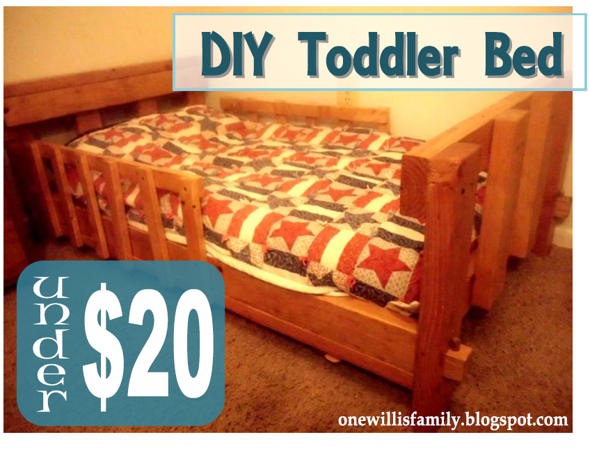 One Willis Family DIY Toddler Bed