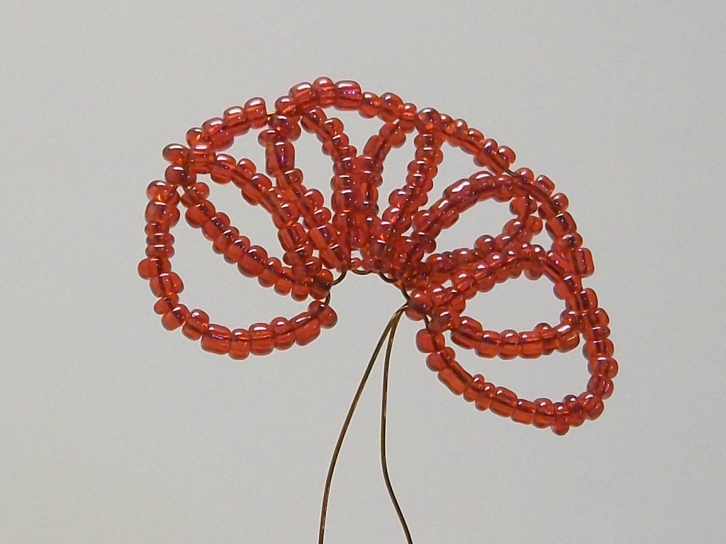 Beading for the very beginners Rose bush