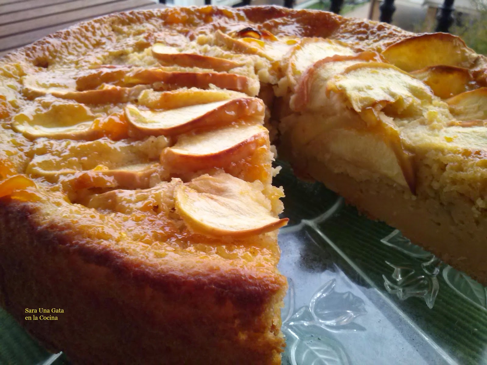 Tarta De Manzana, Almendras Y Canela
