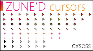 Zune'd Animated Cursors Set