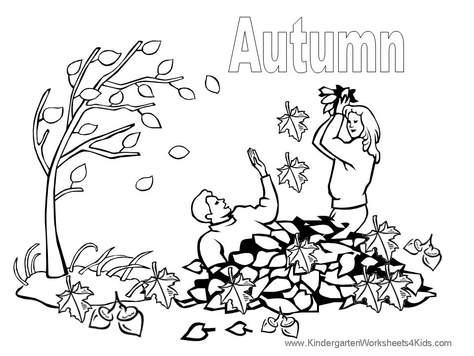 Autumn Coloring Pictures Crafts Picture