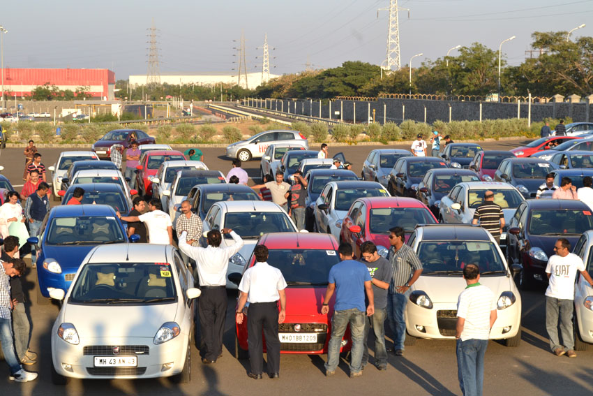 More than 600 �Team Fiat India� car owners come together