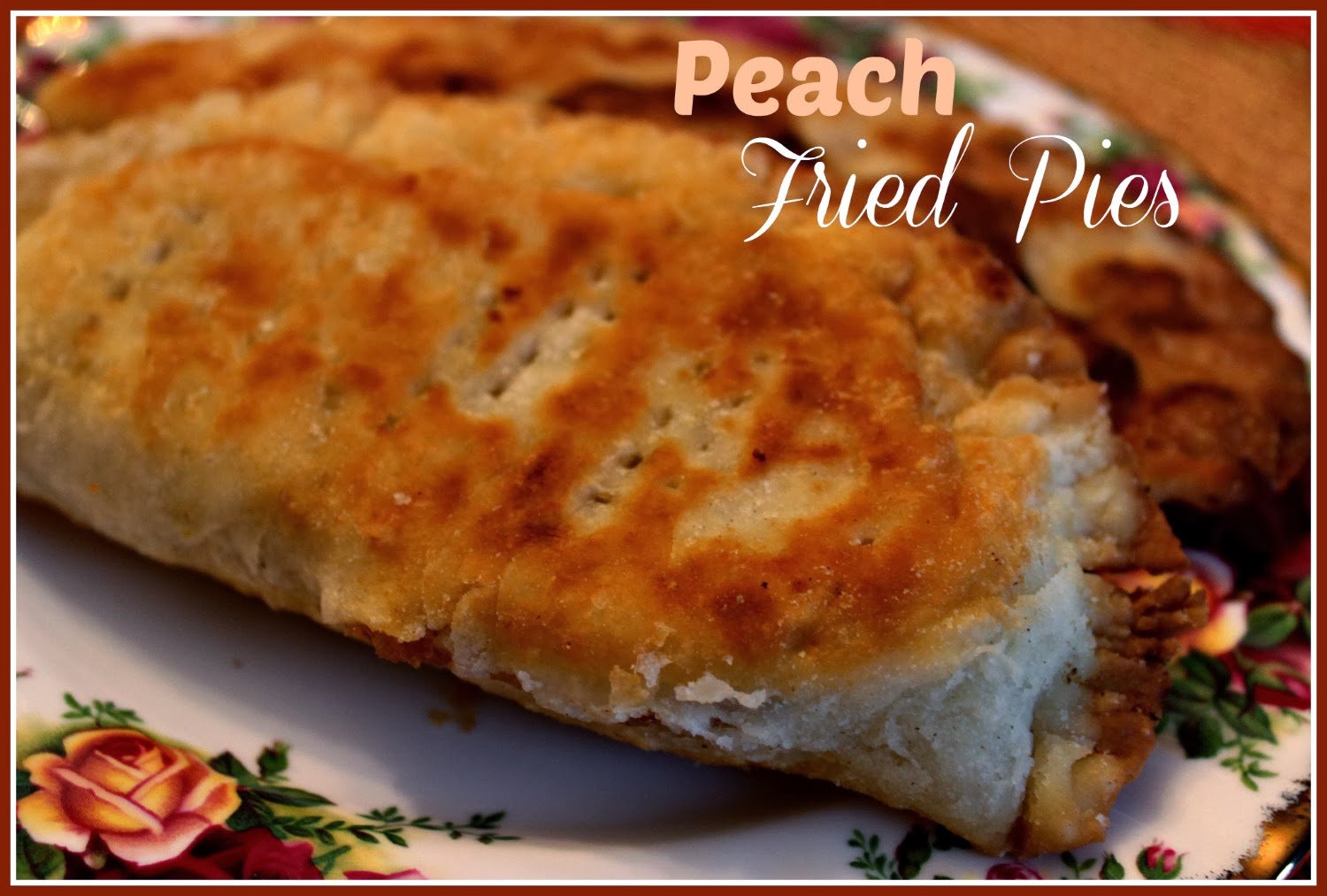 Sweet Tea and Cornbread Peach Fried Pies!