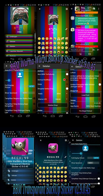 BBM Warna Warni Backup Sticker & Transparan 2.9.0.45 BBM Warna Warni Backup Sticker & Transparan 2.9.0.45