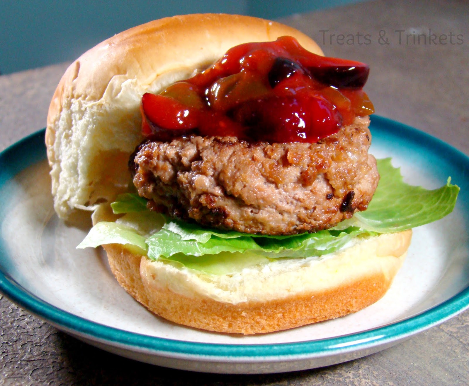 Treats & Trinkets GrapeNuts Turkey Burger Sliders with Cranberry