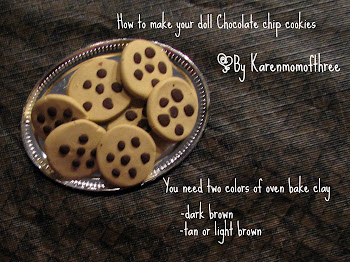 How to make your doll Chocolate Chip Cookies