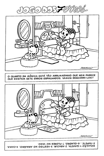 desenhos para colorir e imprimir mais jogos dos sete erros