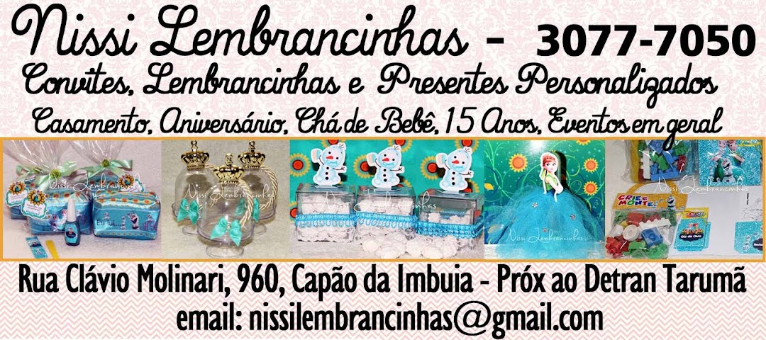 LEMBRANCINHAS EM CURITIBA