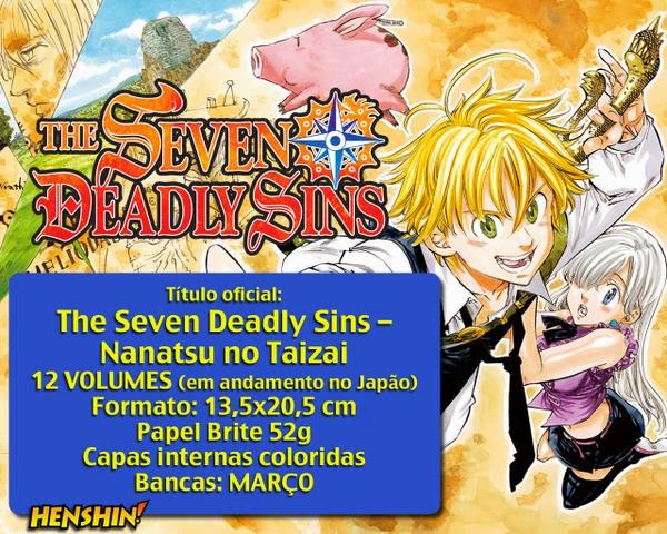 The Seven Deadly Sins (Nanatsu no Taizai) - Mangás JBC - Editora JBC