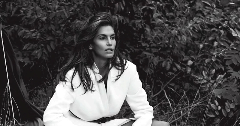 cindy in menswear: cindy crawford and clement chabernaud by sebastian