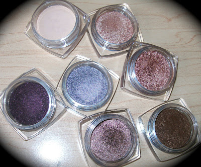 My L'oreal Infallible Eyeshadows