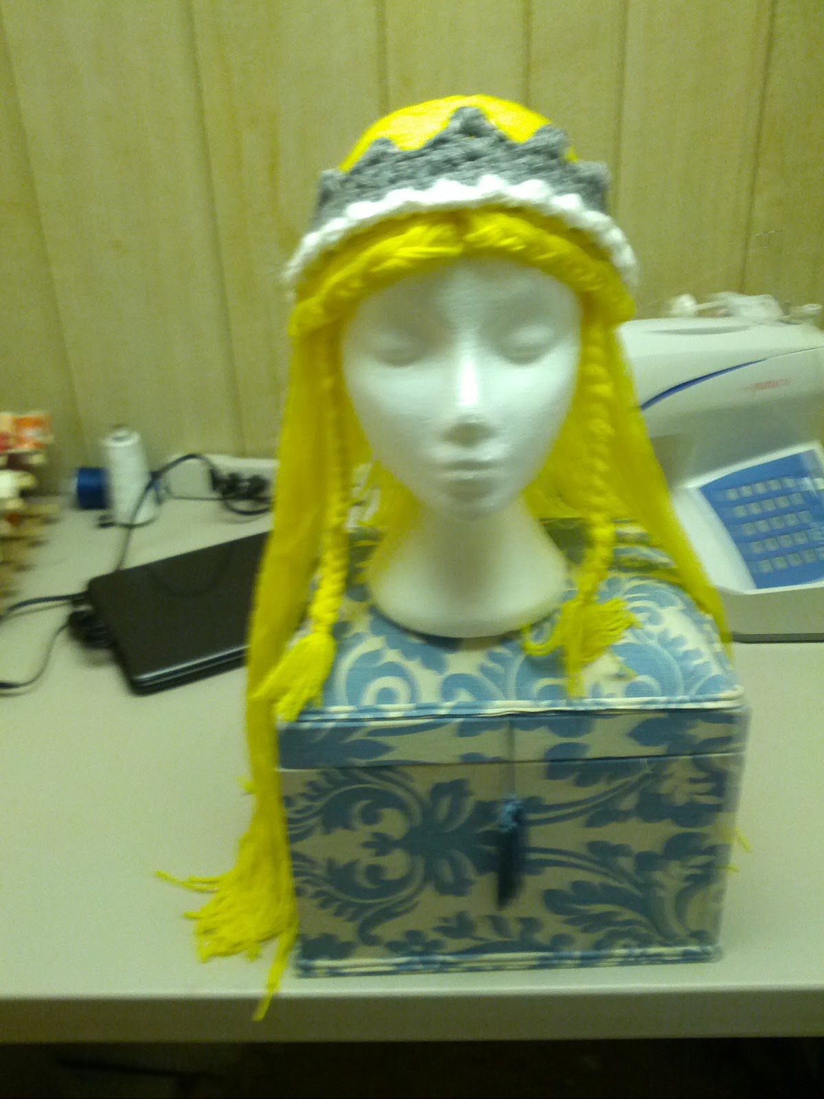 MadFoamingCat's Fumbled Creations Princess Yarn Wigs