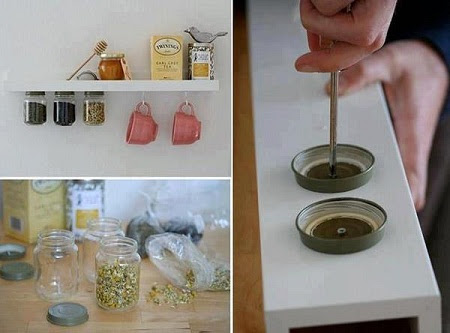 Muyvariado.com: como hacer condimenteros con frascos reciclados