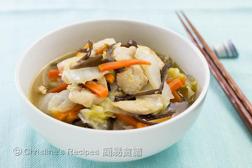 紹菜雞片 Braised Chinese Cabbage with Chicken02