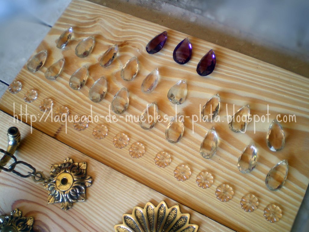 Restauración araña bronce, pulido | Muebles de madera: Restauración