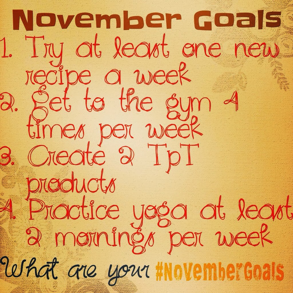 November Goals Linky! Mindful Rambles