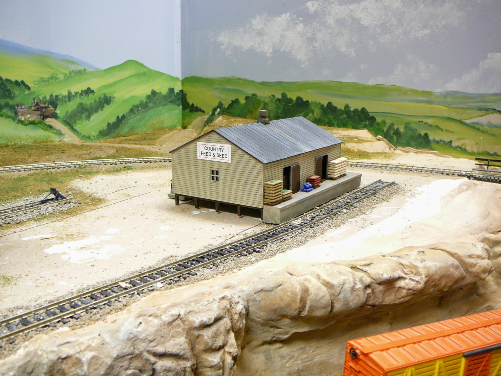 The REC HALL RAILROAD Country Feed and Seed